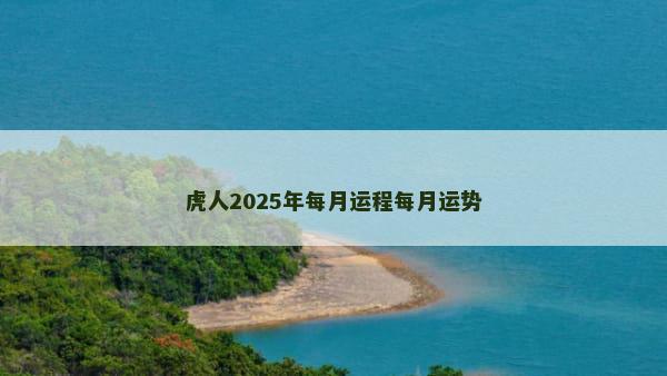 虎人2025年每月运程每月运势