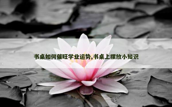 书桌如何催旺学业运势,书桌上摆放小知识