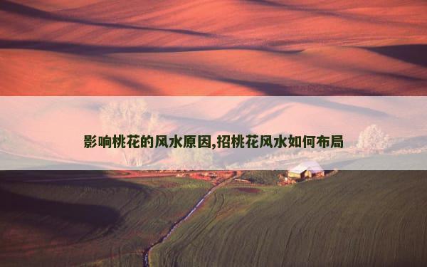 影响桃花的风水原因,招桃花风水如何布局