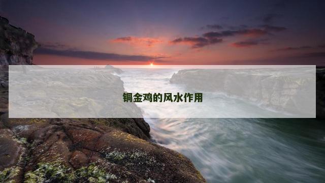 铜金鸡的风水作用
