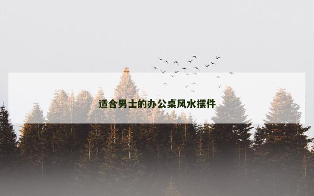 适合男士的办公桌风水摆件