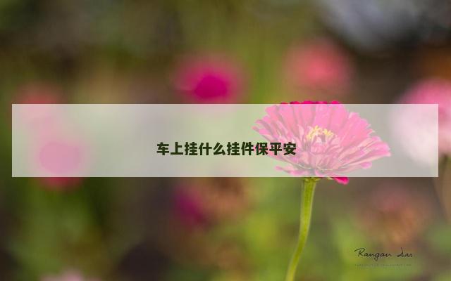 车上挂什么挂件保平安