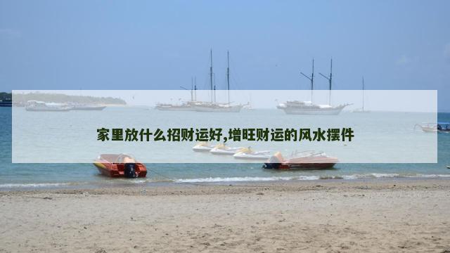 家里放什么招财运好,增旺财运的风水摆件