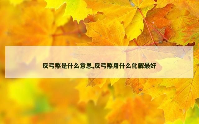 反弓煞是什么意思,反弓煞用什么化解最好