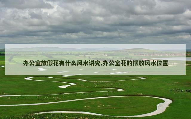 办公室放假花有什么风水讲究,办公室花的摆放风水位置