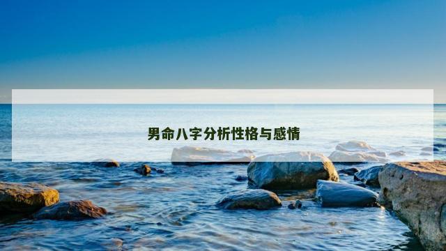 男命八字分析性格与感情