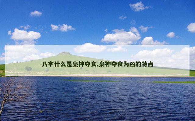 八字什么是枭神夺食,枭神夺食为凶的特点