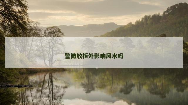 警徽放柜外影响风水吗