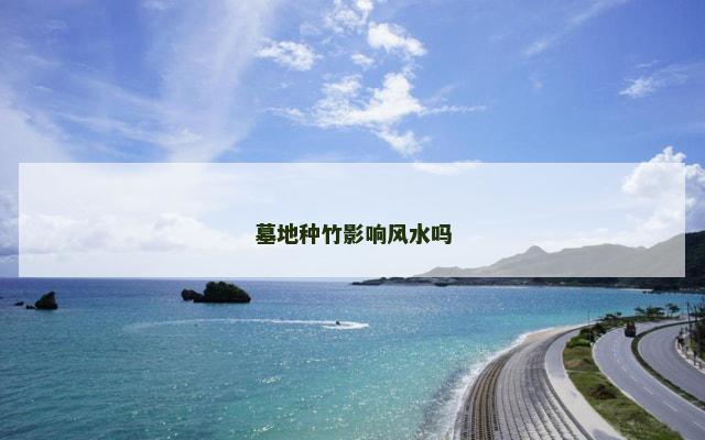 墓地种竹影响风水吗