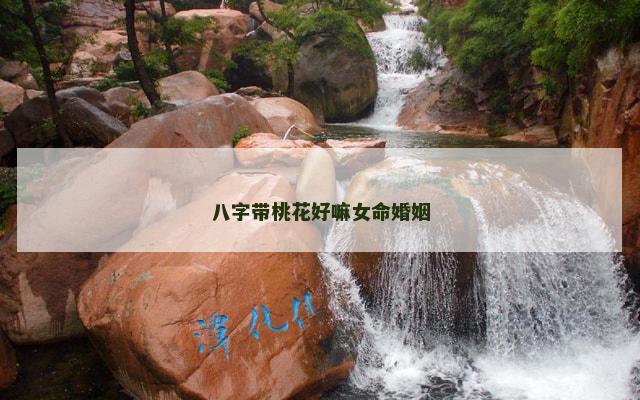 八字带桃花好嘛女命婚姻