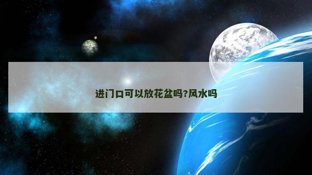 进门口可以放花盆吗?风水吗