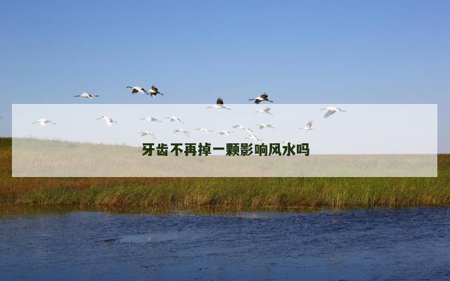 牙齿不再掉一颗影响风水吗