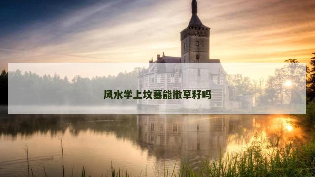 风水学上坟墓能撒草籽吗