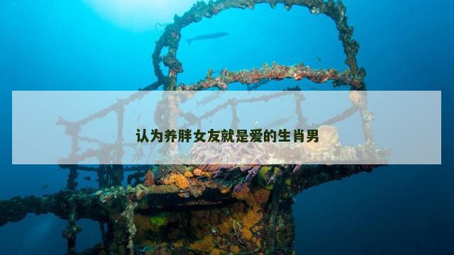 认为养胖女友就是爱的生肖男