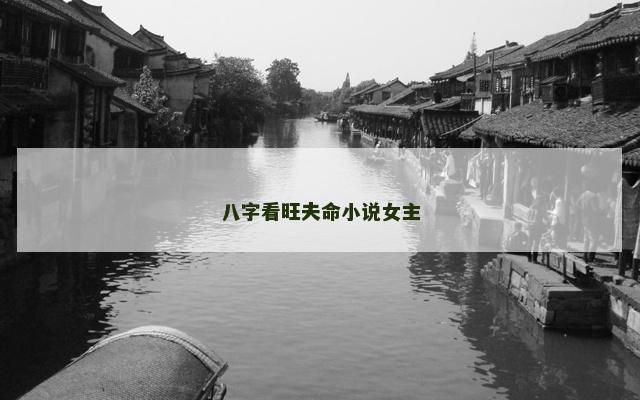 八字看旺夫命小说女主