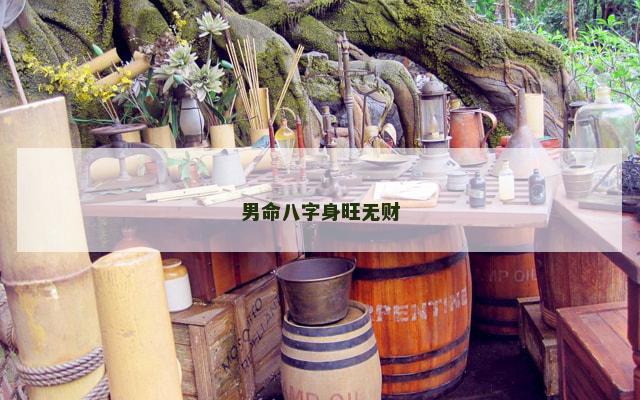 男命八字身旺无财