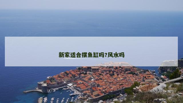 新家适合摆鱼缸吗?风水吗