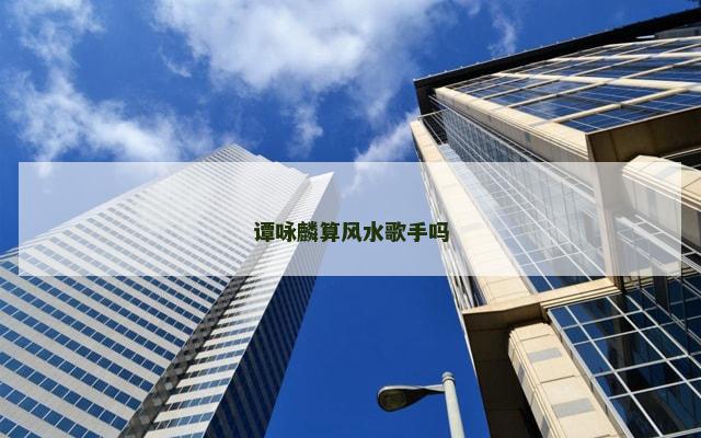 谭咏麟算风水歌手吗