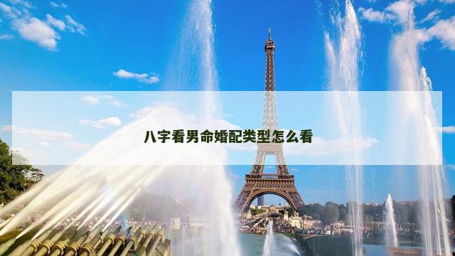 八字看男命婚配类型怎么看