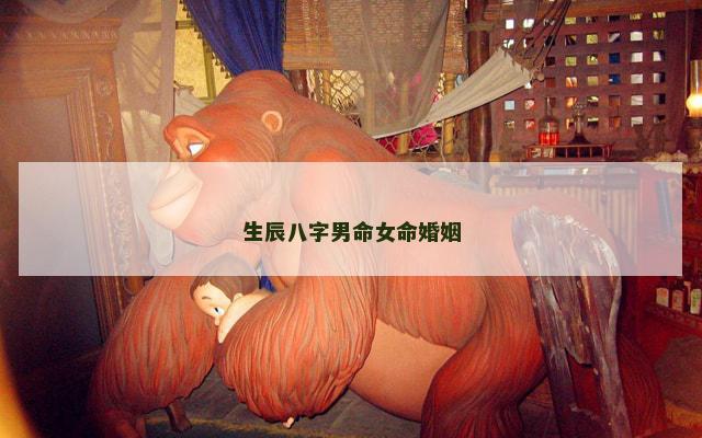 生辰八字男命女命婚姻