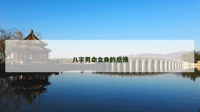 八字男命女身的感情