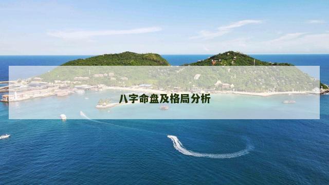 八字命盘及格局分析