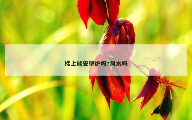 楼上能安壁炉吗?风水吗