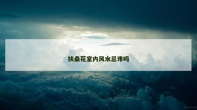 扶桑花室内风水忌讳吗