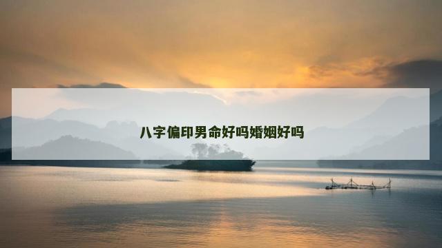 八字偏印男命好吗婚姻好吗