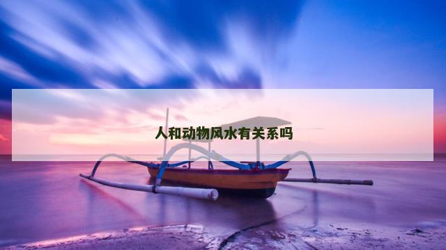 人和动物风水有关系吗