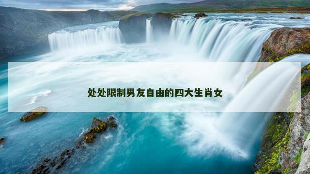 处处限制男友自由的四大生肖女