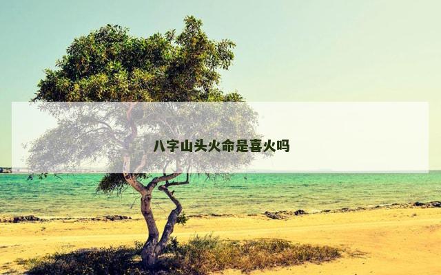 八字山头火命是喜火吗