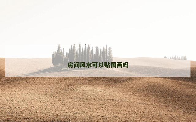 房间风水可以贴图画吗