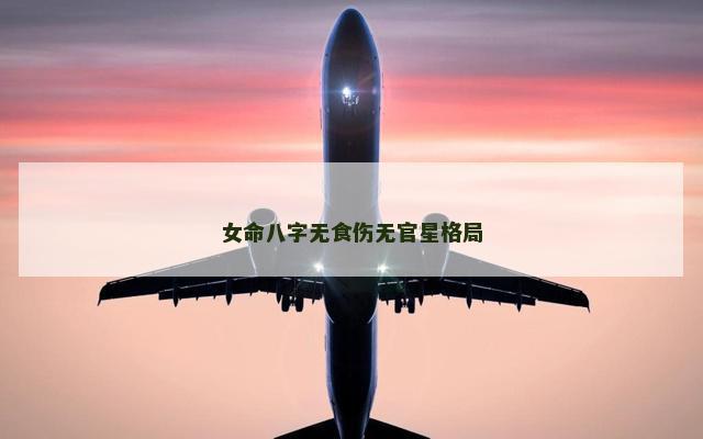 女命八字无食伤无官星格局