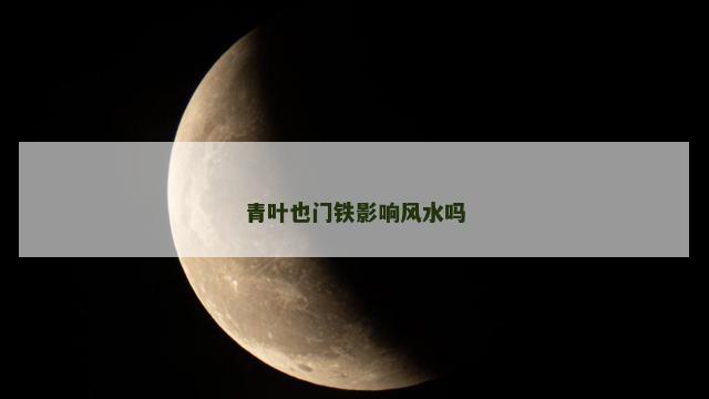 青叶也门铁影响风水吗