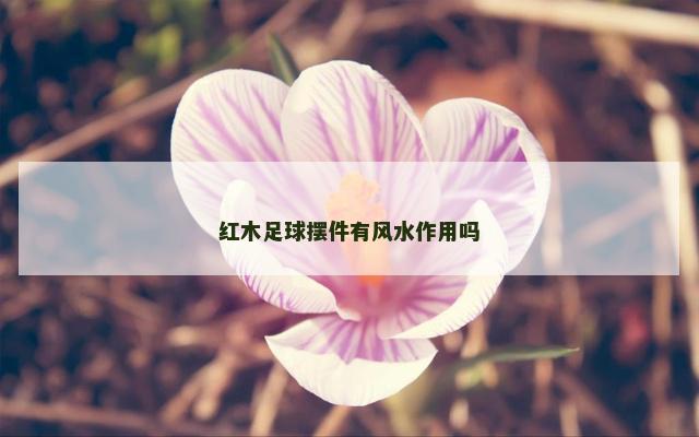 红木足球摆件有风水作用吗