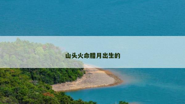 山头火命腊月出生的