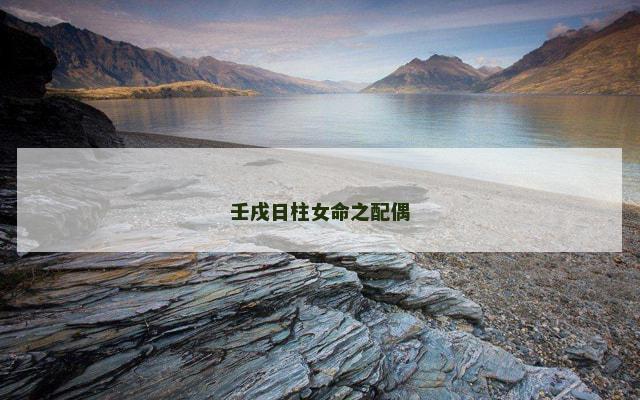 壬戌日柱女命之配偶