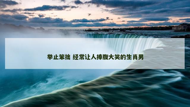 举止笨拙 经常让人捧腹大笑的生肖男