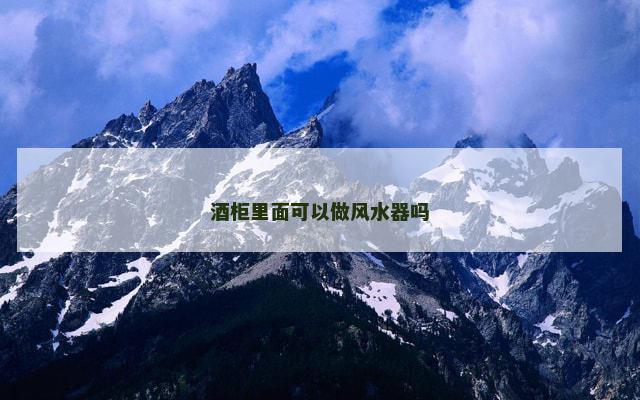 酒柜里面可以做风水器吗