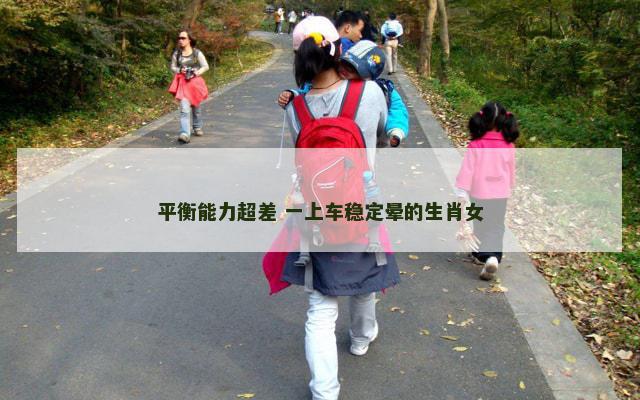 平衡能力超差 一上车稳定晕的生肖女