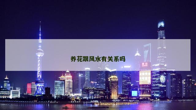 养花跟风水有关系吗