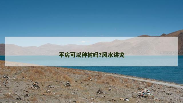 平房可以种树吗?风水讲究