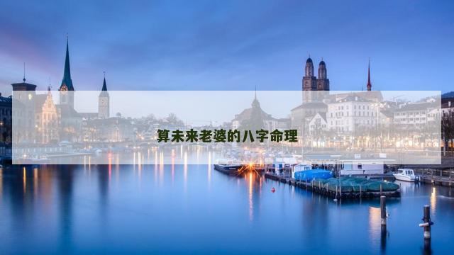 算未来老婆的八字命理