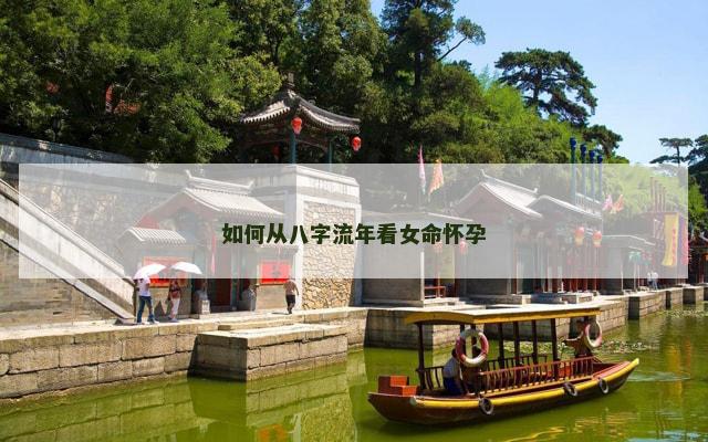 如何从八字流年看女命怀孕
