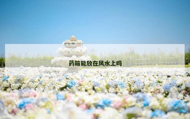 药箱能放在风水上吗