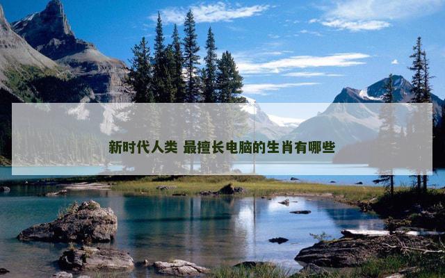 新时代人类 最擅长电脑的生肖有哪些