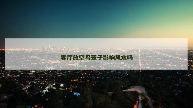 客厅放空鸟笼子影响风水吗