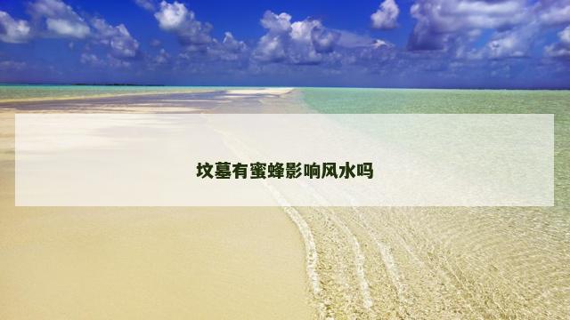 坟墓有蜜蜂影响风水吗
