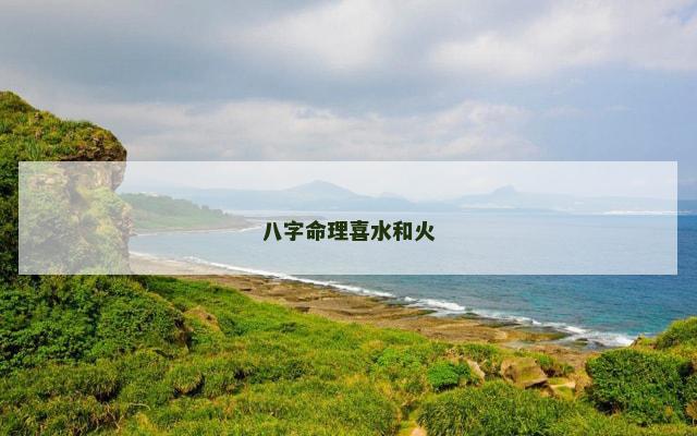八字命理喜水和火